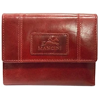 Mancini Casablanca RFID Leather Tri-fold Clutch - Red (8700294)