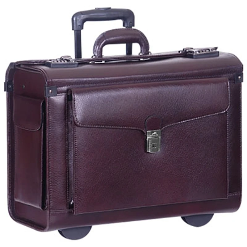 Mancini Business Leather 17" Laptop Catalog Case