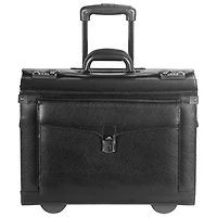 Mancini Business Leather 17" Laptop Catalog Case - Black (90459)