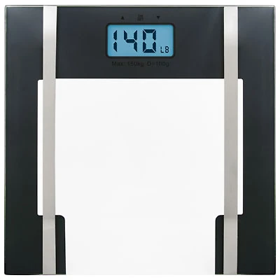 BIOS Living Lithium Body Fat Glass Digital Scale - Black
