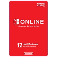 Nintendo Switch Online 12-Month Membership - Digital Download