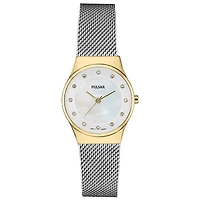Pulsar 27mm Women's Casual Watch - Gold/Mother of Pearl