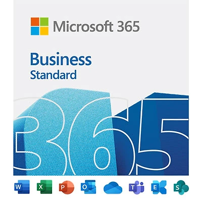 Microsoft 365 Business Standard (PC/Mac) - 1 User - 1 Year - Digital Download