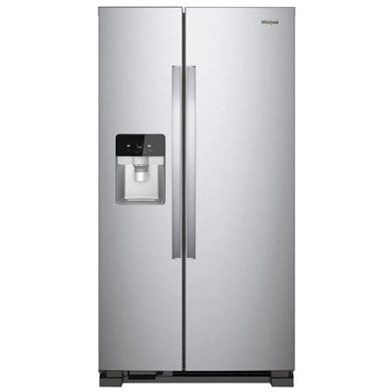 Whirlpool 33" Side-By-Side Refrigerator - Stainless Steel - Open Box - Perfect Condition
