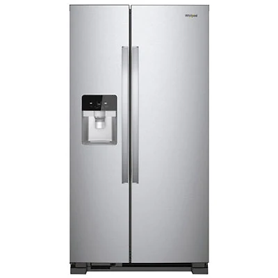 Whirlpool 33" Side-By-Side Refrigerator - Stainless Steel - Open Box - Perfect Condition