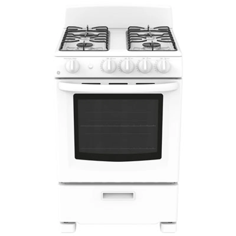 GE 24" 2.9 Cu. Ft. Freestanding Gas Range (JCGAS300DMWW) - White