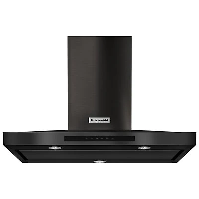 KitchenAid 36" Wall Mount Range Hood (KVWB606HBS) - Black Stainless