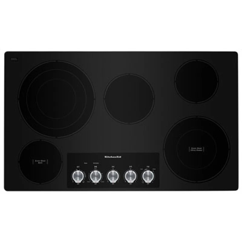 KitchenAid 36" 5-Element Electric Cooktop (KCES556HSS) - Stainless Steel