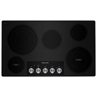 KitchenAid 36" 5-Element Electric Cooktop (KCES556HSS) - Stainless Steel