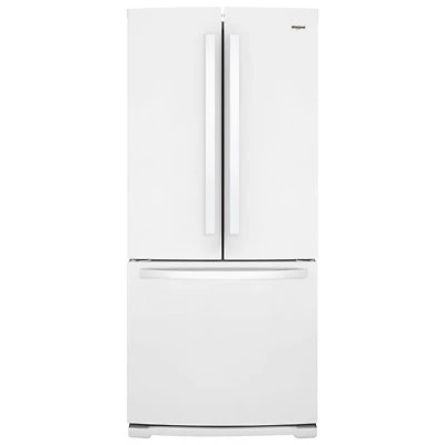 Whirlpool 30" 19.7 Cu. Ft. French Door Refrigerator (WRF560SFHW) - White
