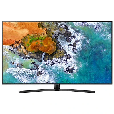 Open Box - Samsung 50" 4K UHD HDR LED Tizen Smart TV (UN50NU7400FXZC) - Charcoal Black