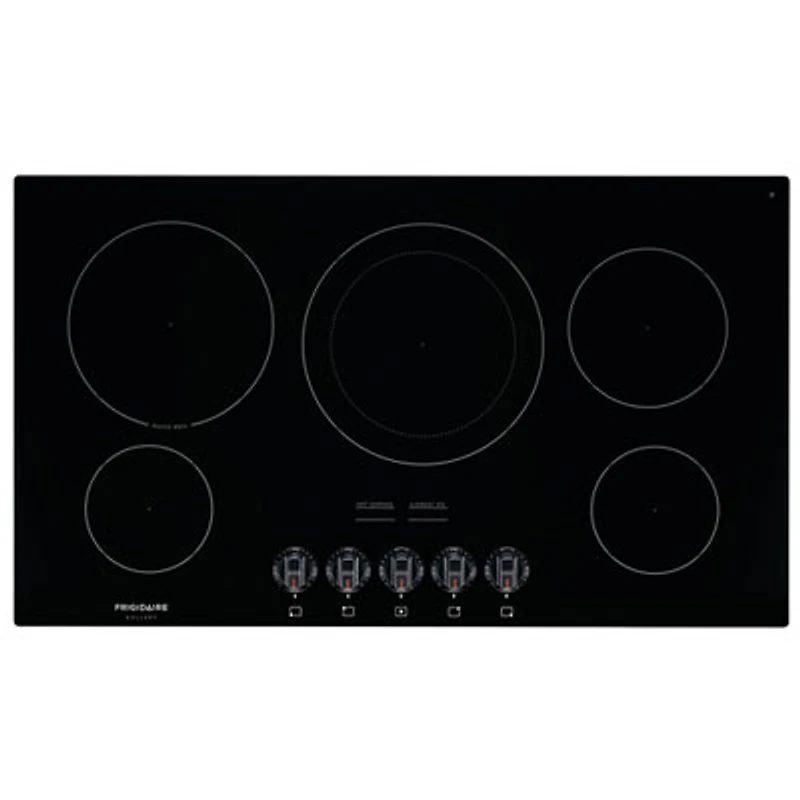 Frigidaire Gallery 36" 5-Element Electric Cooktop (FGEC3648UB) - Black