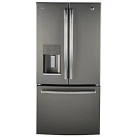 GE 34" Counter-Depth French Door Refrigerator (PYE18HMLKES) - Slate - Open Box - Perfect Condition