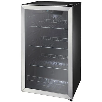 Open Box - Insignia 3.2 Cu. Ft. Freestanding Bar Fridge (NS-BC115SS9) - Stainless Steel