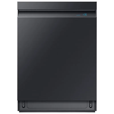 Samsung 24" 39dB Built-In Dishwasher with Stainless Steel Tub (DW80R9950UG/AA) - Black Stainless Steel