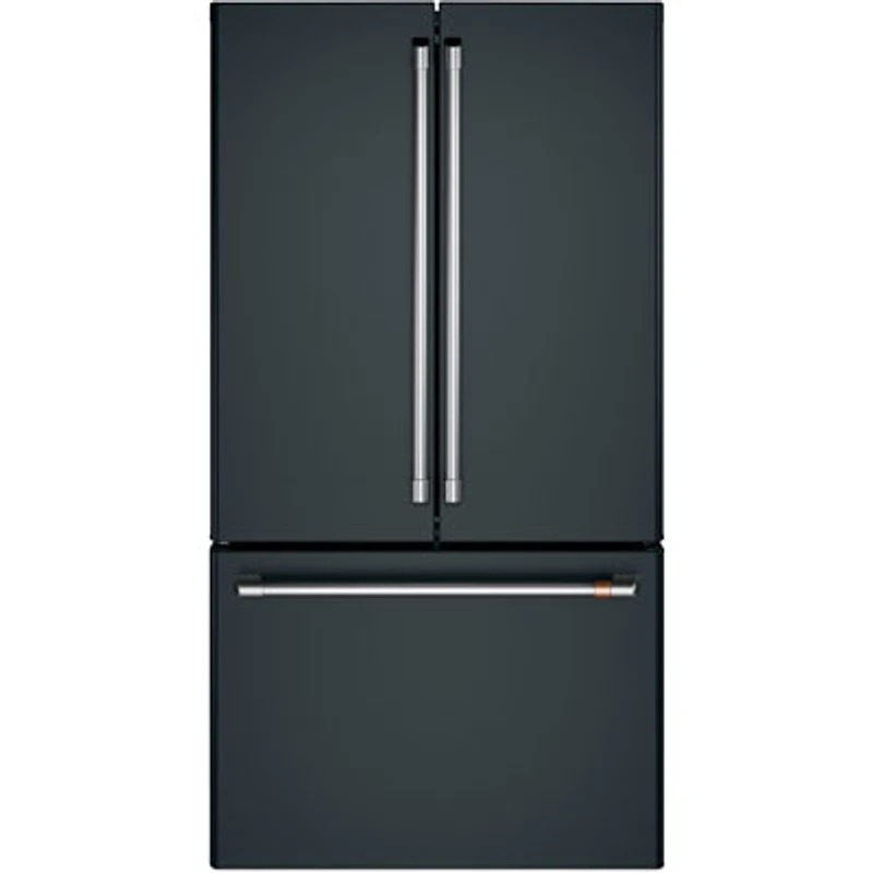 Café 36" 23.1 Cu. Ft. Counter-Depth French Door Refrigerator (CWE23SP3MD1) - Matte Black