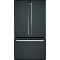 Café 36" 23.1 Cu. Ft. Counter-Depth French Door Refrigerator (CWE23SP3MD1) - Matte Black