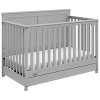 Graco Hadley 4-in-1 Convertible Crib - Grey
