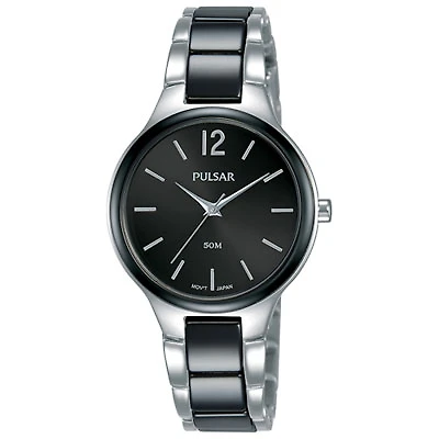Pulsar 30mm Women's Fashion Watch - Silver/Black