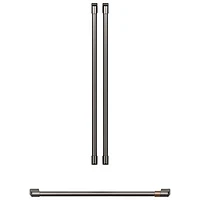 Café Refrigerator Handle Kit (CXLB3H3PMBT) - Brushed Black