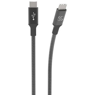 Scosche StrikeLine 1.2m (4 ft.) USB-C Cable - Space Grey