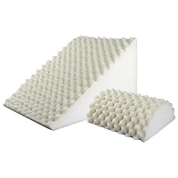 Bodyform Orthopedic Cloud Ten Foam Wedge Pillow with Knee Rest - White
