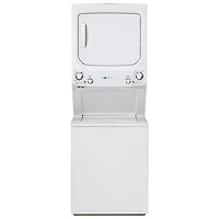 GE 4.5 Cu. Ft. Electric Washer & 5.9 Cu. Ft. Dryer Laundry Centre (GUD27EEMNWW) - White