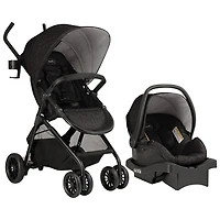 Evenflo Sibby Standard Stroller with LiteMax 35 Infant Car Seat - Charcoal