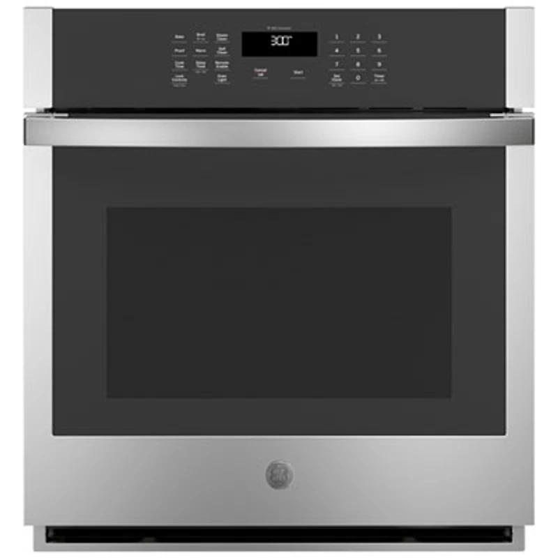 GE 27" 4.3 Cu. Ft. Self-Clean Electric Wall Oven (JKS3000SNSS) - Stainless Steel