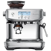 Breville Barista Pro Espresso Machine with Frother & Coffee Grinder - Brushed Stainless Steel