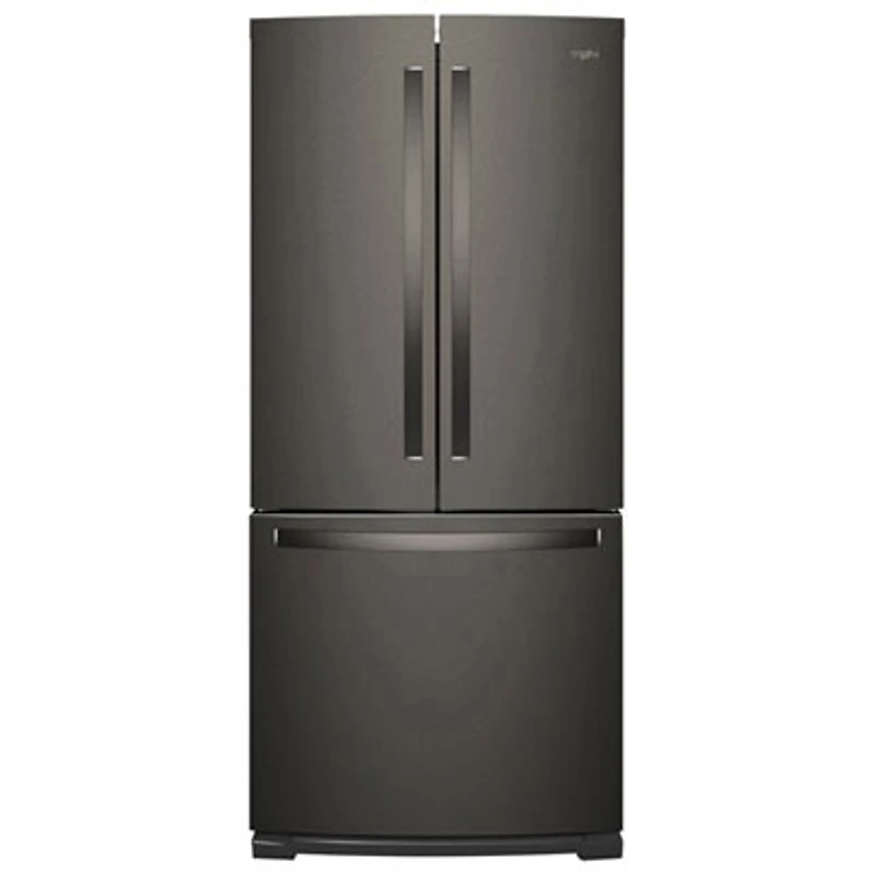 Whirlpool 30" 19.7 CuFt French Door Refrigerator (WRF560SFHV)-Black - Open Box - Perfect Condition