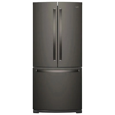 Whirlpool 30" 19.7 CuFt French Door Refrigerator (WRF560SFHV)-Black - Open Box - Perfect Condition