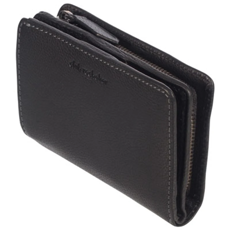 Club Rochelier Onyx RFID Leather Bi-fold Wallet - Black