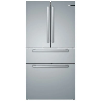 Bosch 36" 21 Cu. Ft. Counter-Depth 4-Door French Door Refrigerator (B36CL80SNS) - Stainless Steel