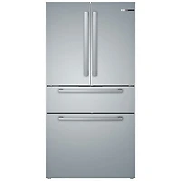 Bosch 36" 21 Cu. Ft. Counter-Depth 4-Door French Door Refrigerator (B36CL80SNS) - Stainless Steel