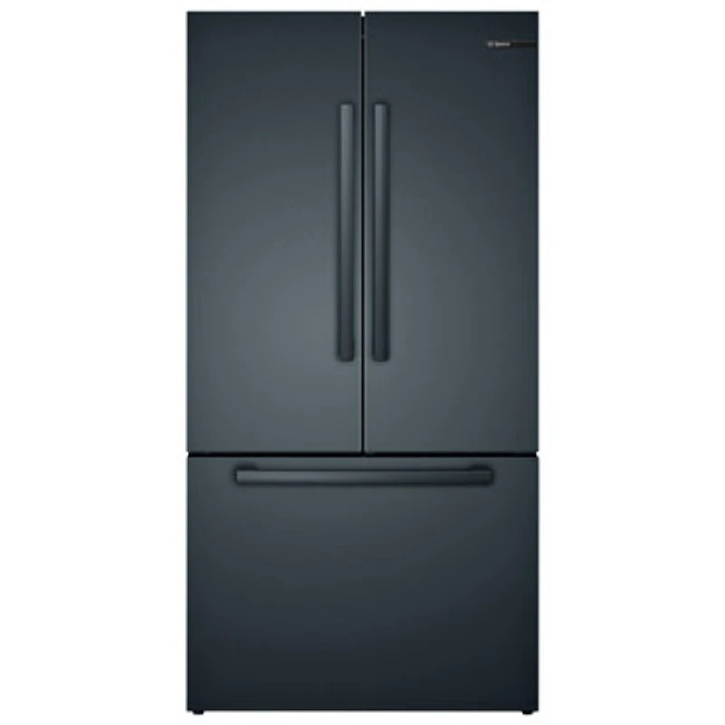 Bosch 36" 21 Cu. Ft. Counter-Depth French Door Refrigerator (B36CT80SNB) - Black Stainless Steel