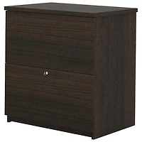Bestar Standard 2-Drawer Lateral File Cabinet - Dark Chocolate