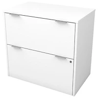 i3 Plus 2-Drawer Lateral File Cabinet - White