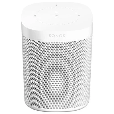 Open Box - Sonos One (2nd Gen) - Smart Speaker w/ Amazon Alexa and Google Assistant Built-In - White