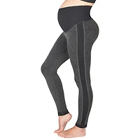 Modern Eternity Ella Active Maternity Pants - Medium - Grey Jacquard