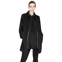 Modern Eternity Khloe Maternity Wool Coat - X-Large - Black