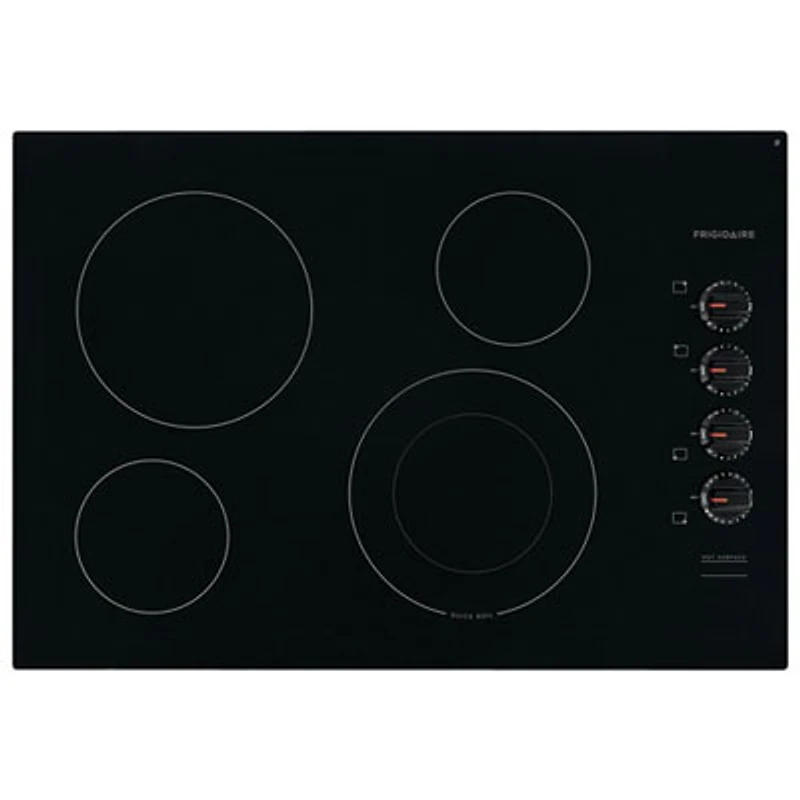 Frigidaire 30" Smooth Top Electric Cooktop (FFEC3025UB) - Black - Open Box - Perfect Condition