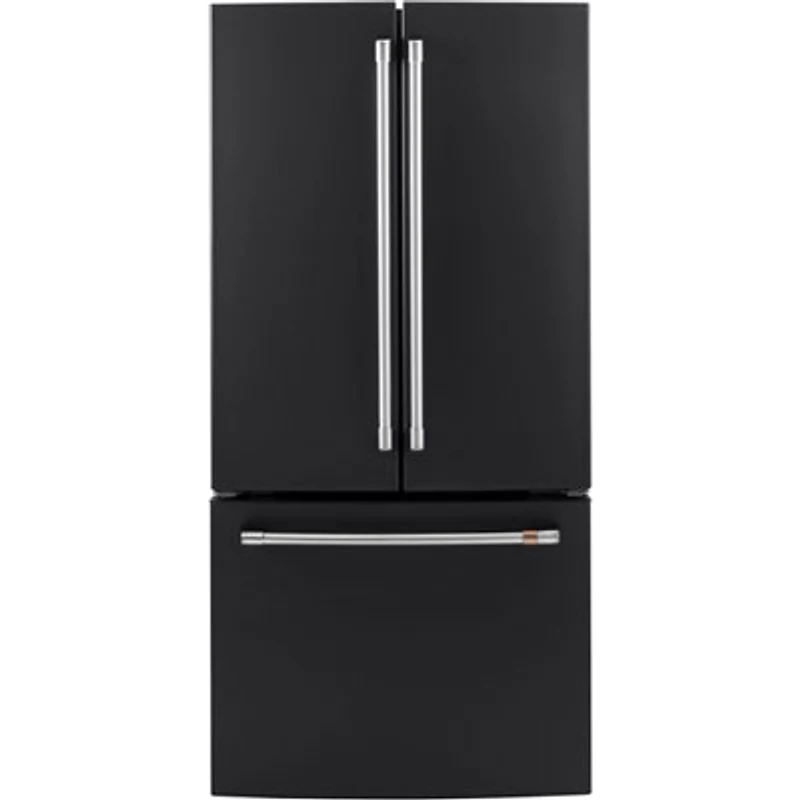 Café 33" 18.6 Cu. Ft. Counter-Depth French Door Refrigerator (CWE19SP3ND1) - Matte Black