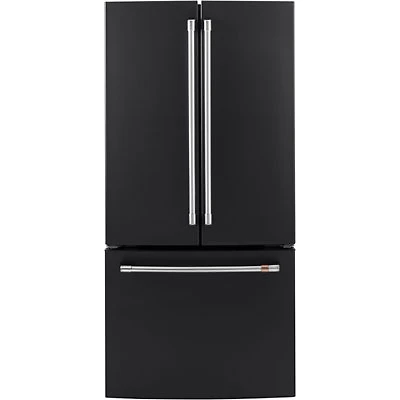 Café 33" 18.6 Cu. Ft. Counter-Depth French Door Refrigerator (CWE19SP3ND1) - Matte Black