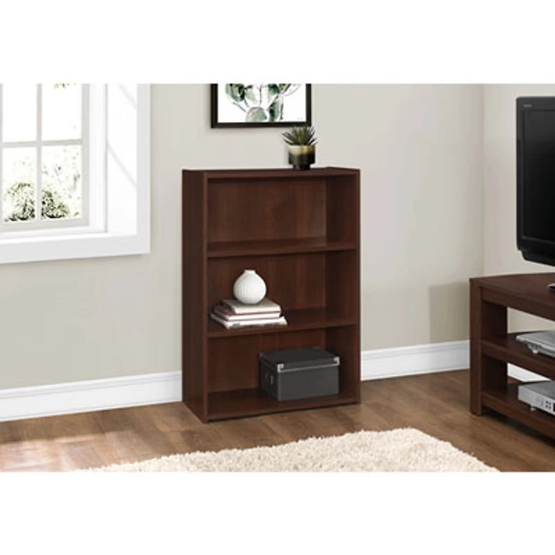 Monarch 36" 3-Shelf Bookcase - Cherry