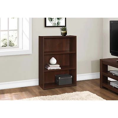 Monarch 36" 3-Shelf Bookcase - Cherry