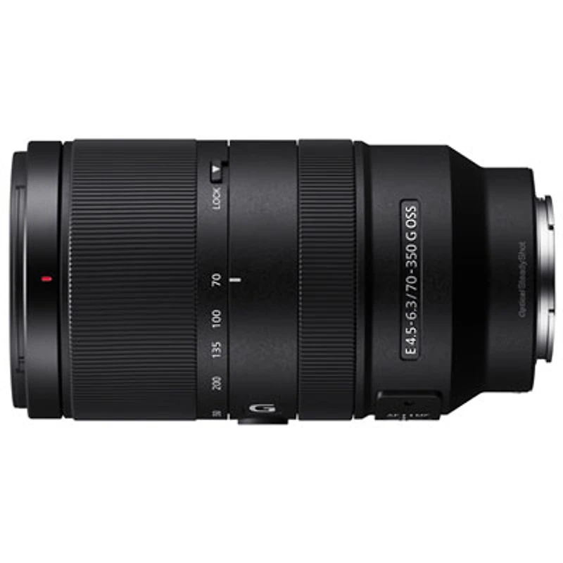 Sony E-Mount APS-C 70–350mm f/4.5–6.3 OSS 5x Telephoto Zoom G Lens