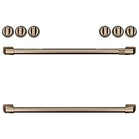 Café 8-Piece Electric Cooktop Handle Kit (CXFCEHKPMBZ) - Brushed Bronze