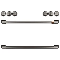 Café 8-Piece Gas Cooktop Handle Kit (CXFCGHKPMBT) - Brushed Black