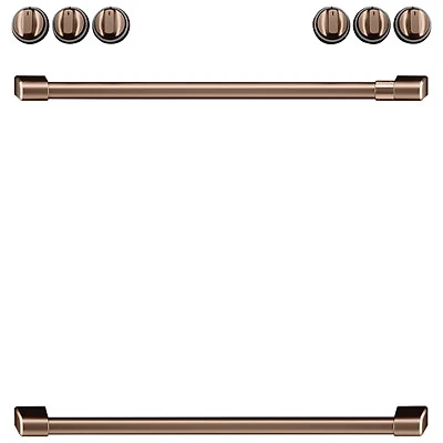 Café 8-Piece Electric Cooktop Handle Kit (CXFCEHKPMCU) - Brushed Copper